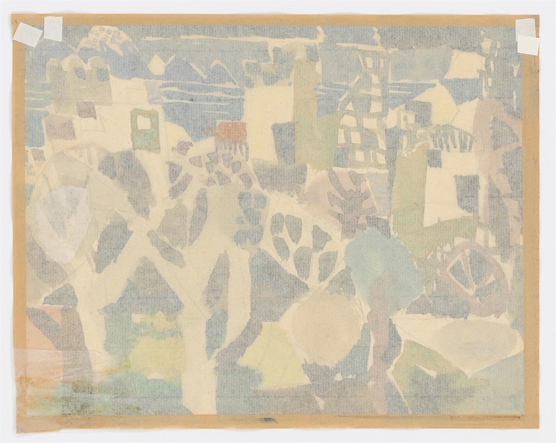 Eduard Bargheer. Sant Angelo d'Ischia. 1957 - 3