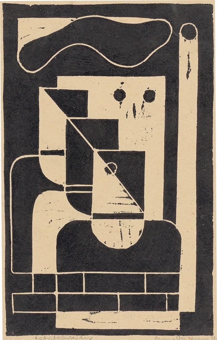 Erich Müller-Kraus. ”Fabrikarbeiter”. 1932 (1 of 2)