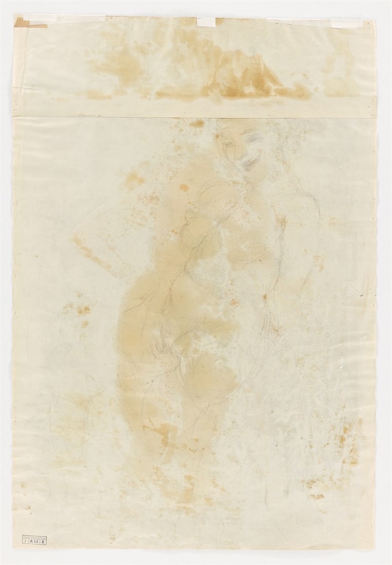 George Grosz. Standing female nude. Circa 1940 - 3