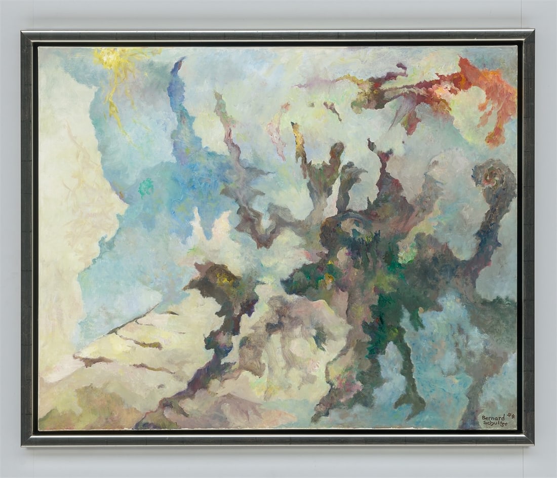 Bernard Schultze. "Novembertrag mit Hoffnungsblau". 1994 - 2