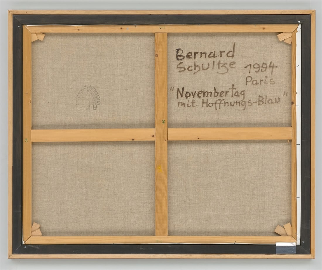 Bernard Schultze. "Novembertrag mit Hoffnungsblau". 1994 - 3