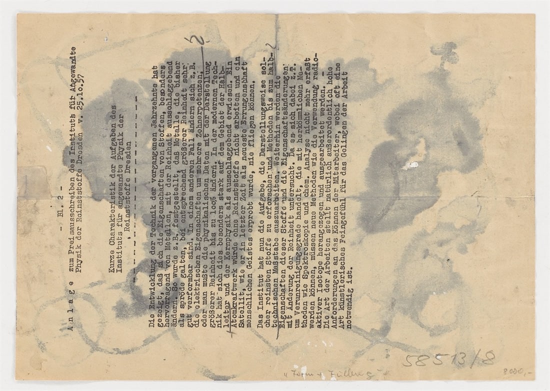 Hermann Glöckner. ”Form und Füllung”. 1958 - 3