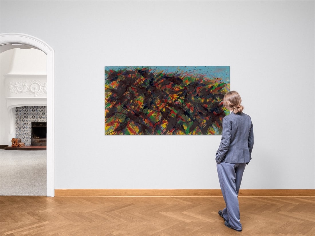 Max Uhlig. ”Paysage de mai près de Faucon”. 1992 - 4