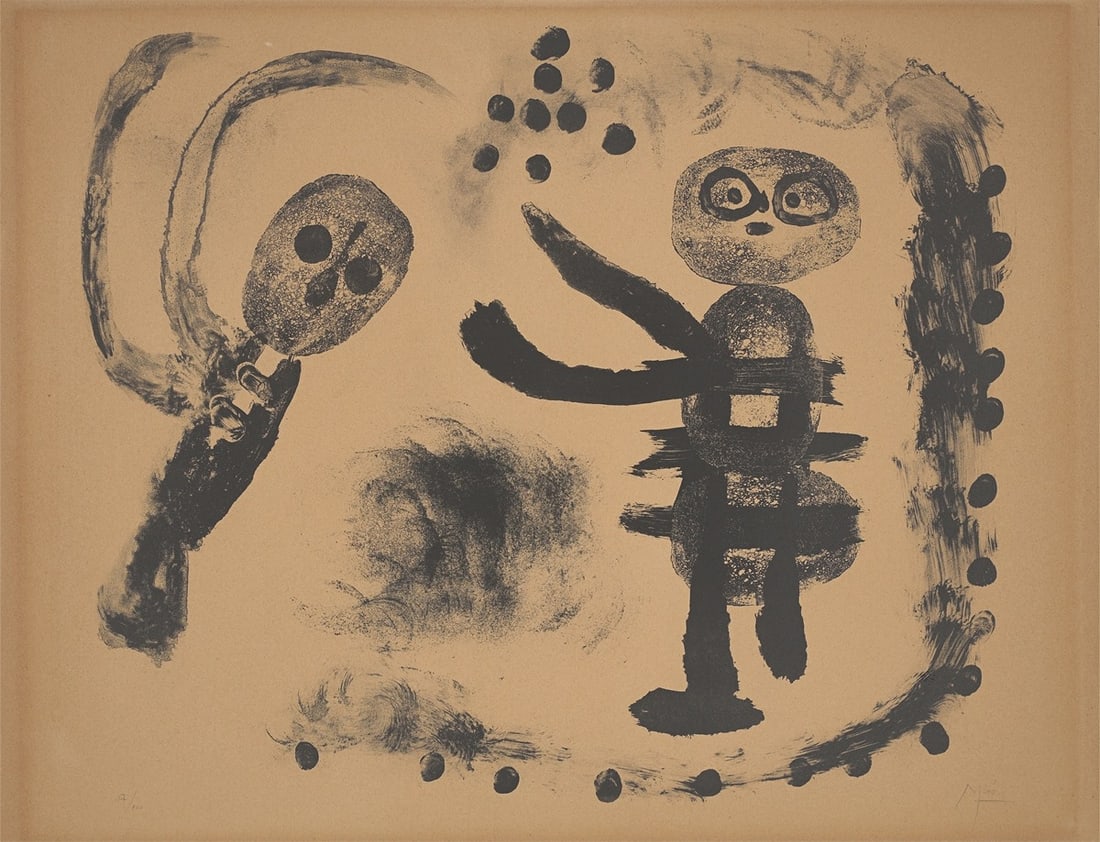 Joan Miró. ”Petite fille au bois”. 1958 (1 of 3)