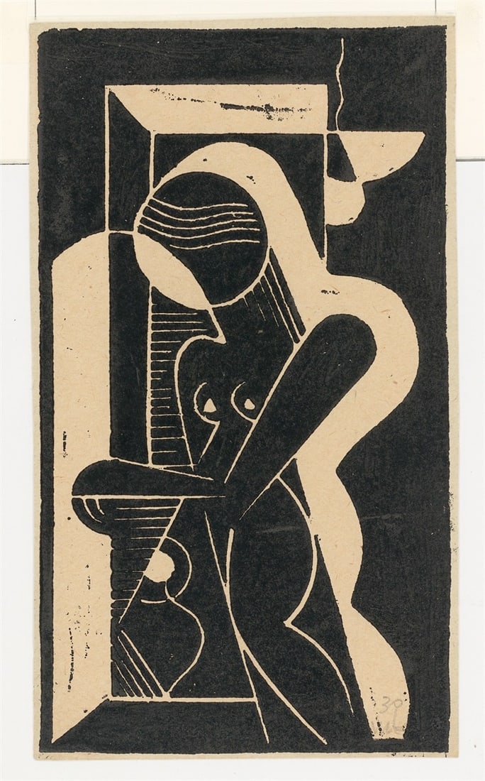 Erich Müller-Kraus. Female nude. 1930 - 2