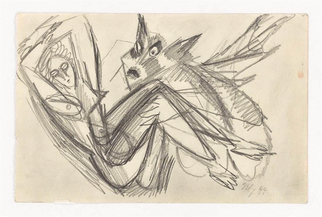 Ernst Wilhelm Nay. ”La Belle et la Bête”. 1944 - 2