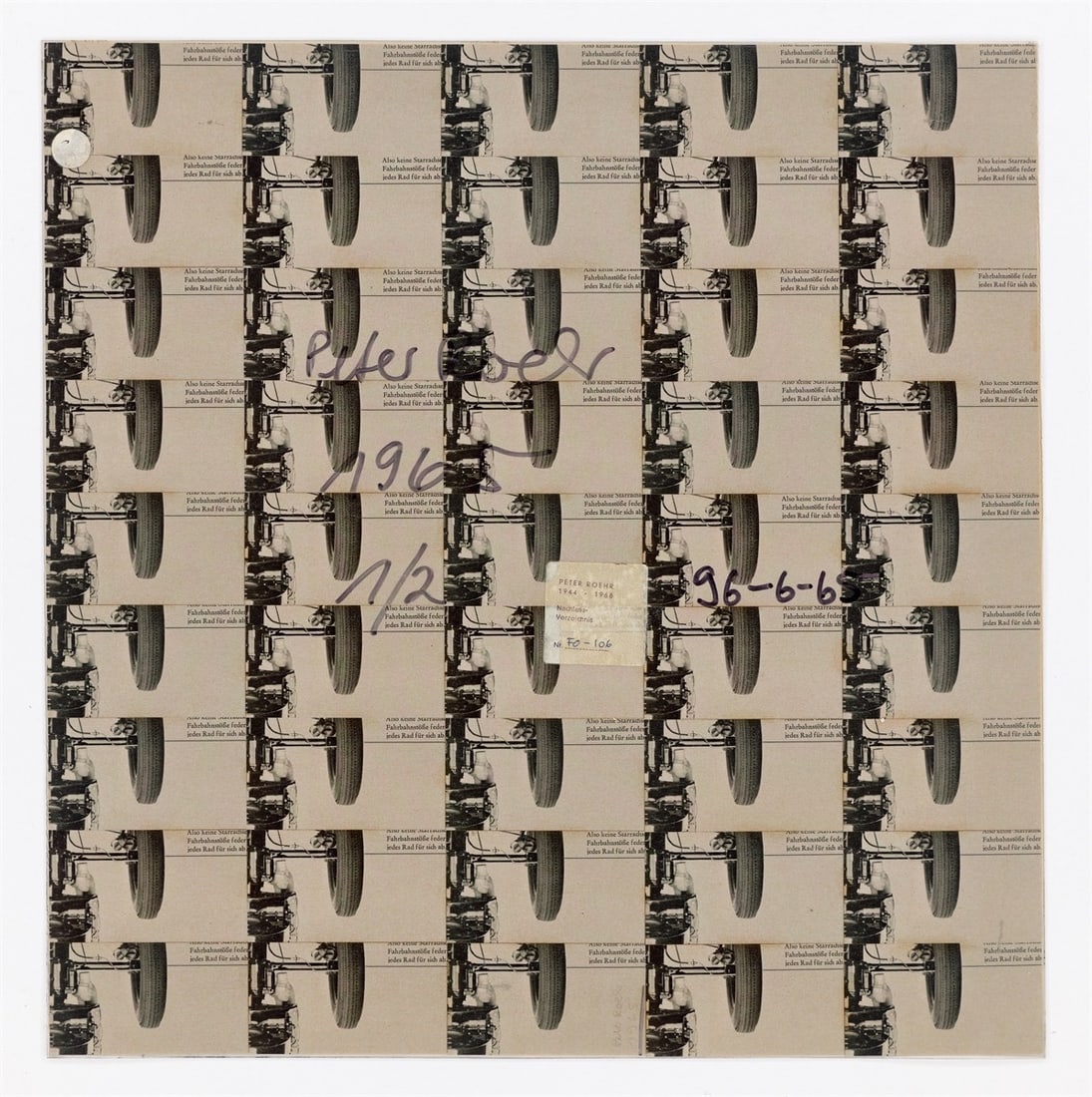 Peter Roehr. Untitled (FO-106). 1965 - 3