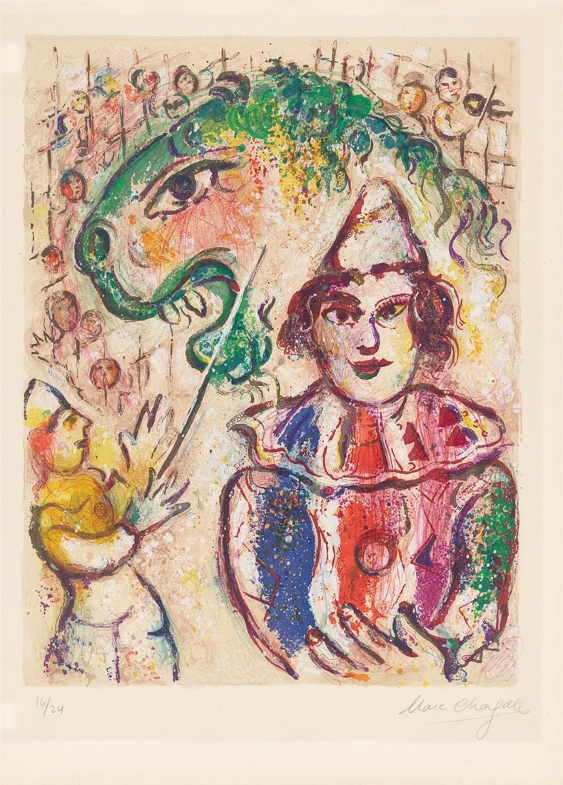 Marc Chagall. From: ”Le Cirque”. 1967 (1 of 3)