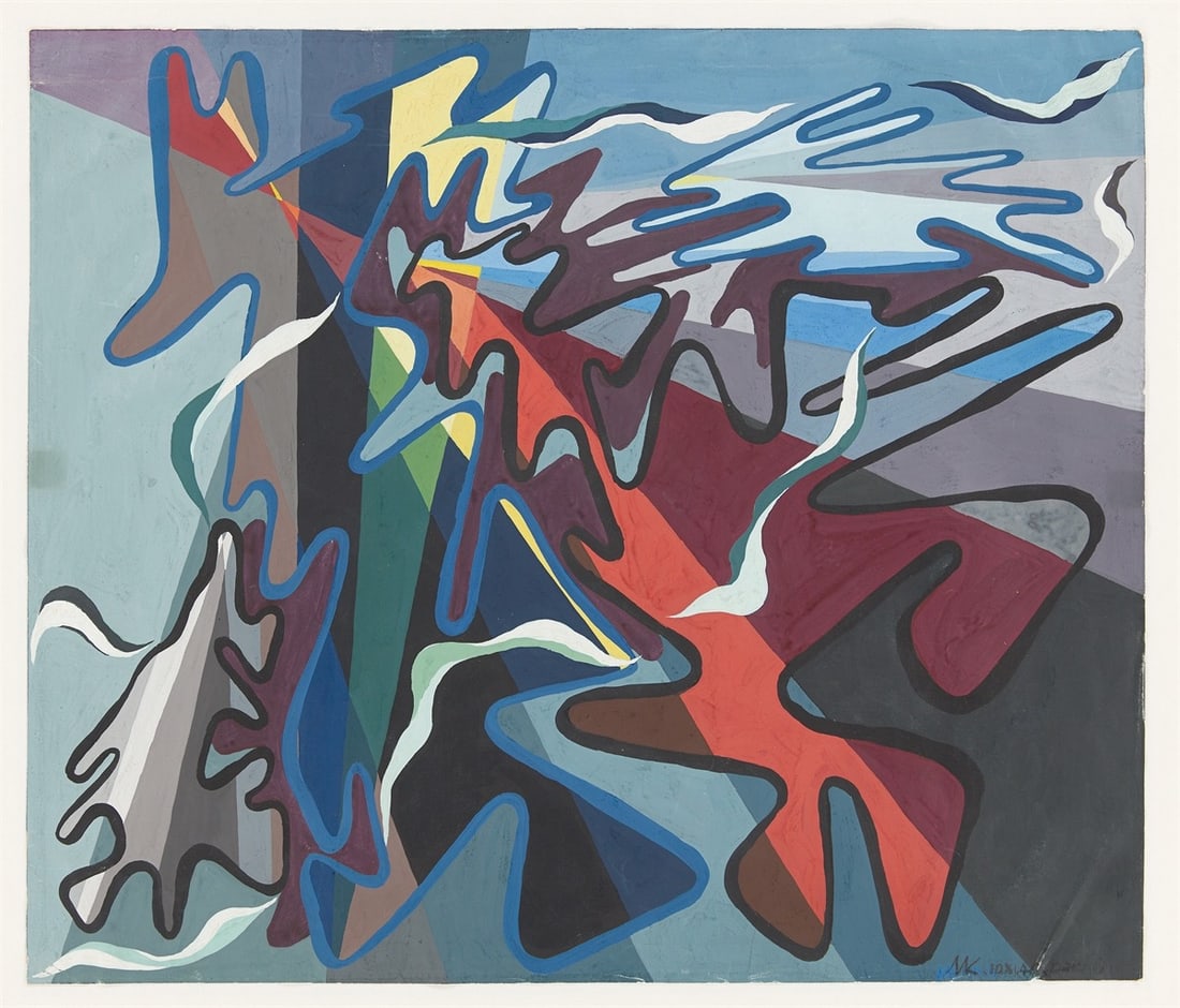 Erich Müller-Kraus. ”flucht 10.XI.40 (paris)”. 1940 - 2
