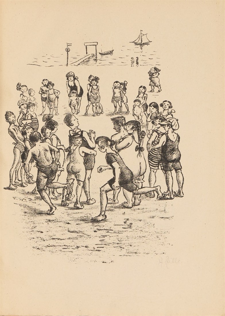 Heinrich Zille. ”Komm, Karlineken, komm! Alte und neue Berliner Kinder-Reime”. 1924/25 - 6
