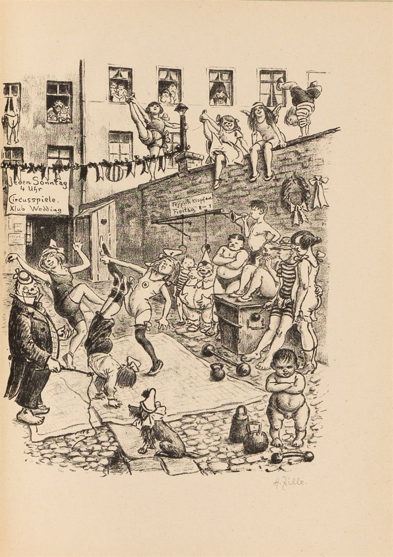 Heinrich Zille. ”Komm, Karlineken, komm! Alte und neue Berliner Kinder-Reime”. 1924/25 - 8