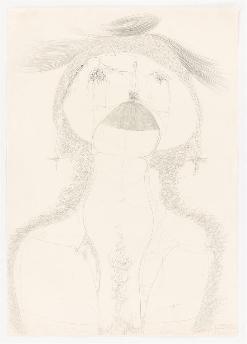 Gerhard Altenbourg. ”Das Mädchen mit dem Traum vom Riesenpenis”. 1966 - 2
