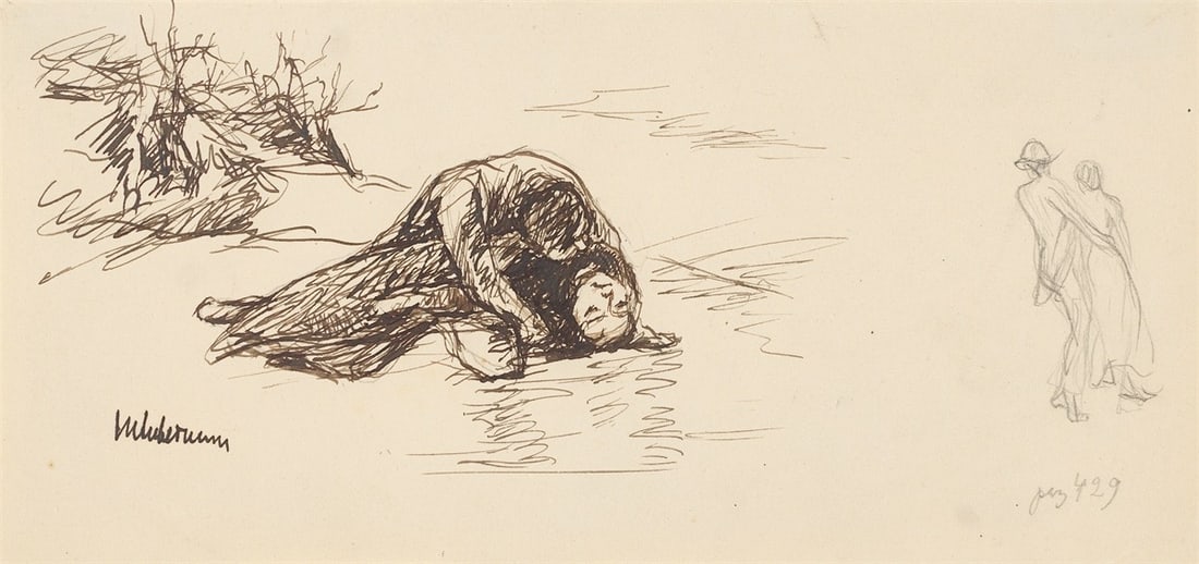 Max Liebermann. ”Hilariens Sturz”. 1920 (1 of 3)