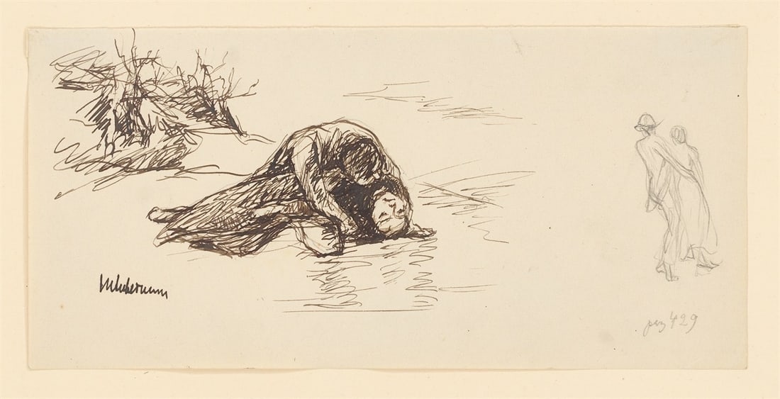 Max Liebermann. ”Hilariens Sturz”. 1920 - 2