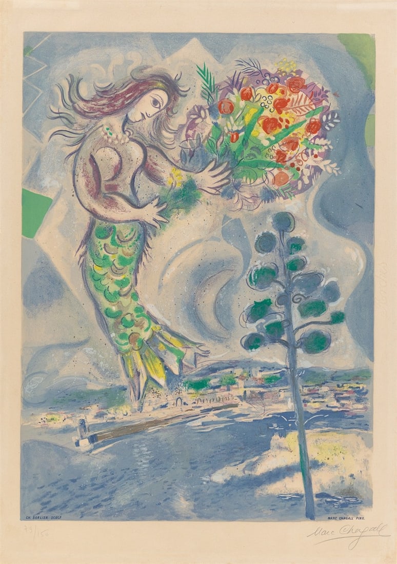 Marc Chagall. ”Sirène au pin”. 1967 (1 of 3)