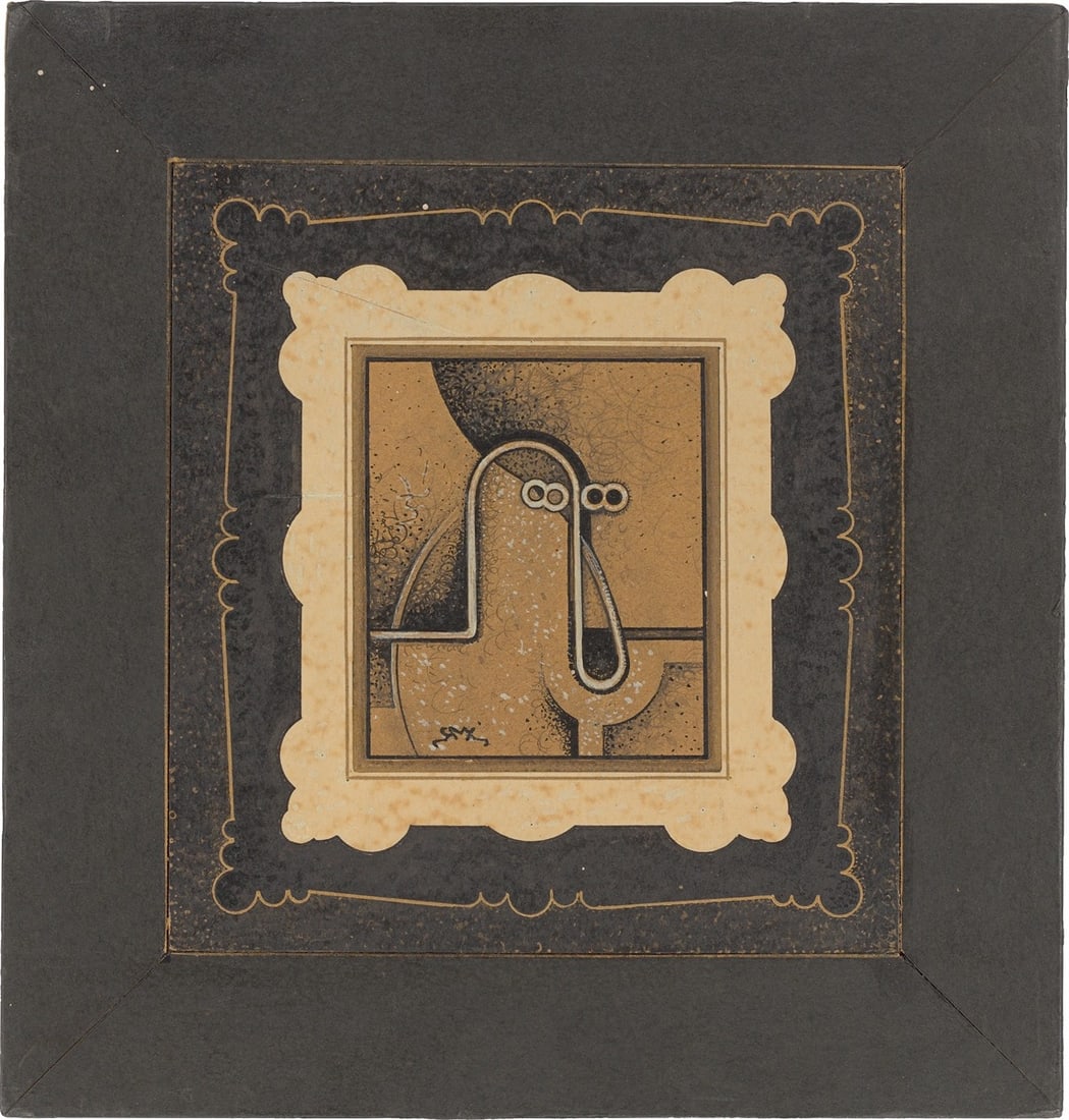 Robert Michel. ”8-ung, echt Kunst, mehrfach eingerahmt”. 1955 (1 of 3)