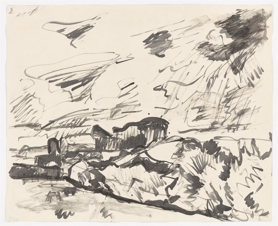 Erich Heckel. ”Holsteinische Landschaft”. 1913 - 2