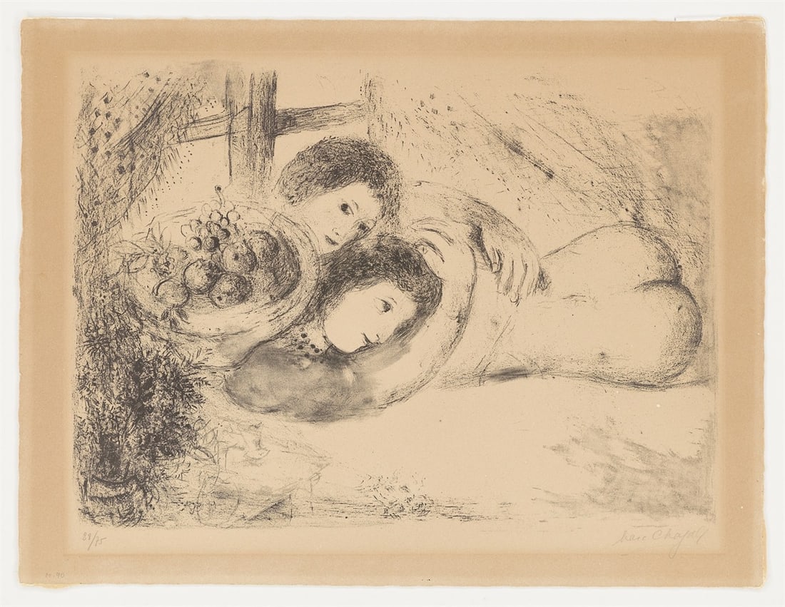 Marc Chagall. ”Nu devant la fenêtre”. 1953–54 - 2