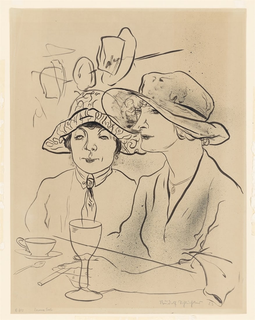 Rudolf Schlichter. ”Verona-Diele”. 1923 - 2