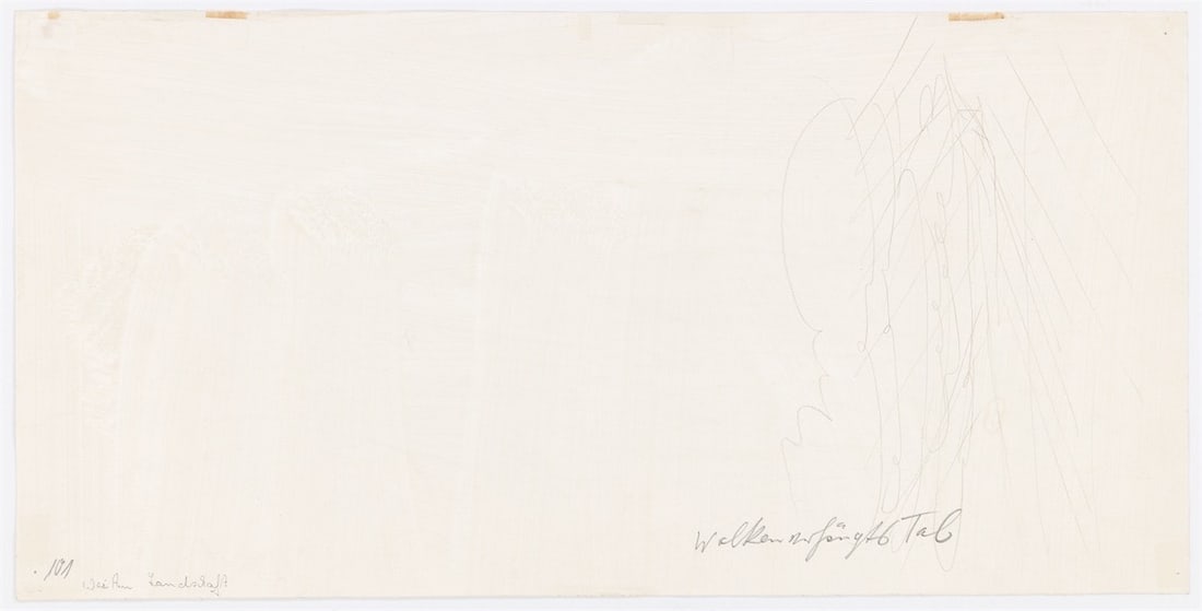 Otto Dix. ”Wolkenverhängtes Tal (Weite Landschaft)”. 1933 - 3