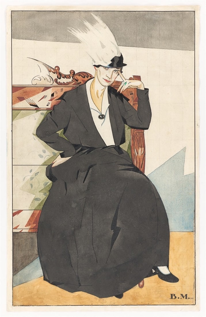 Wassili Nikolajewitsch Masjutin. ”Der Transvestit”. 1918 - 2