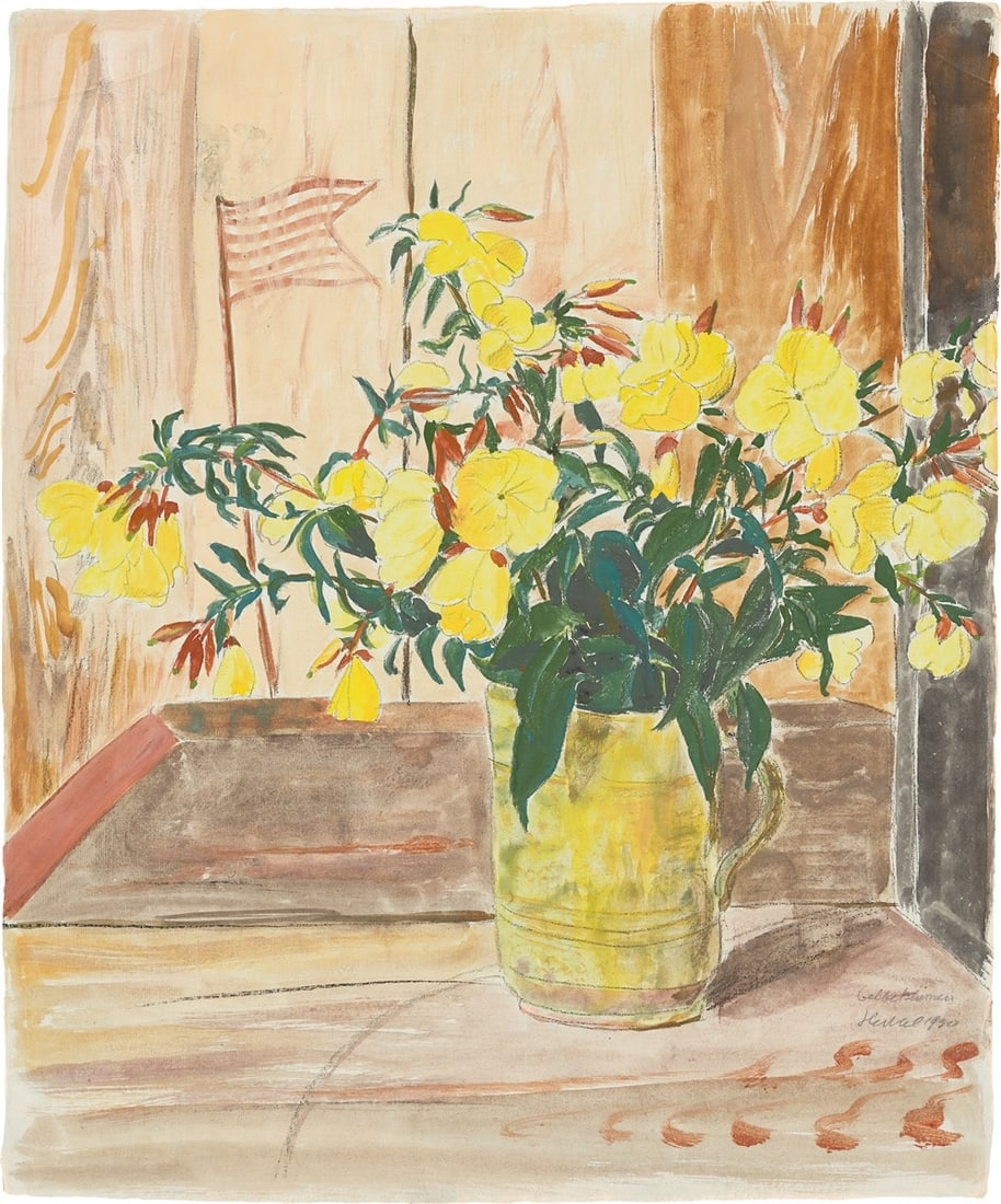 Erich Heckel. ”Gelbe Blumen”. 1930 (1 of 4)