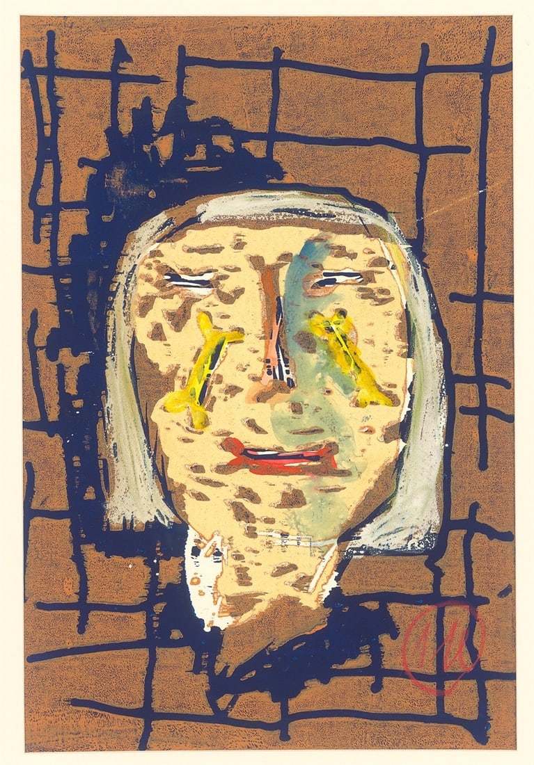 Markus Lüpertz. From: ”Männer ohne Frauen – Parsifal”. Circa 1994 - 2