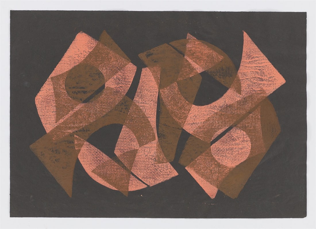 Hermann Glöckner. From: ”10 Handdrucke”. 1963/74 - 2