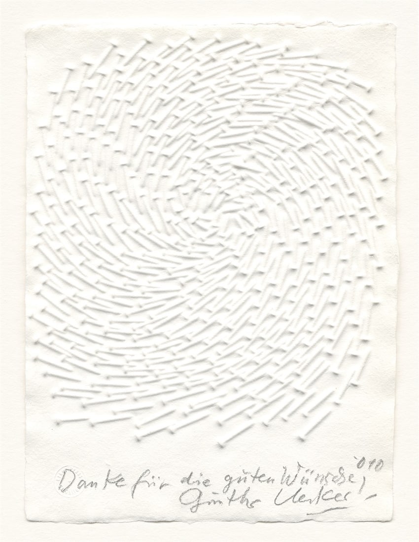 Günther Uecker. Spiral. 2010 - 2