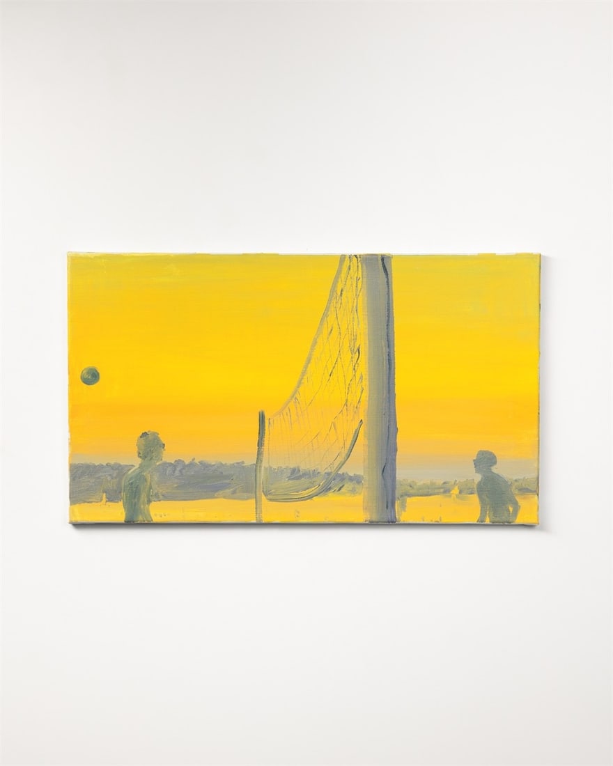 Anton Henning. ”Volleyballspieler im Abendlicht”. 2000 - 10
