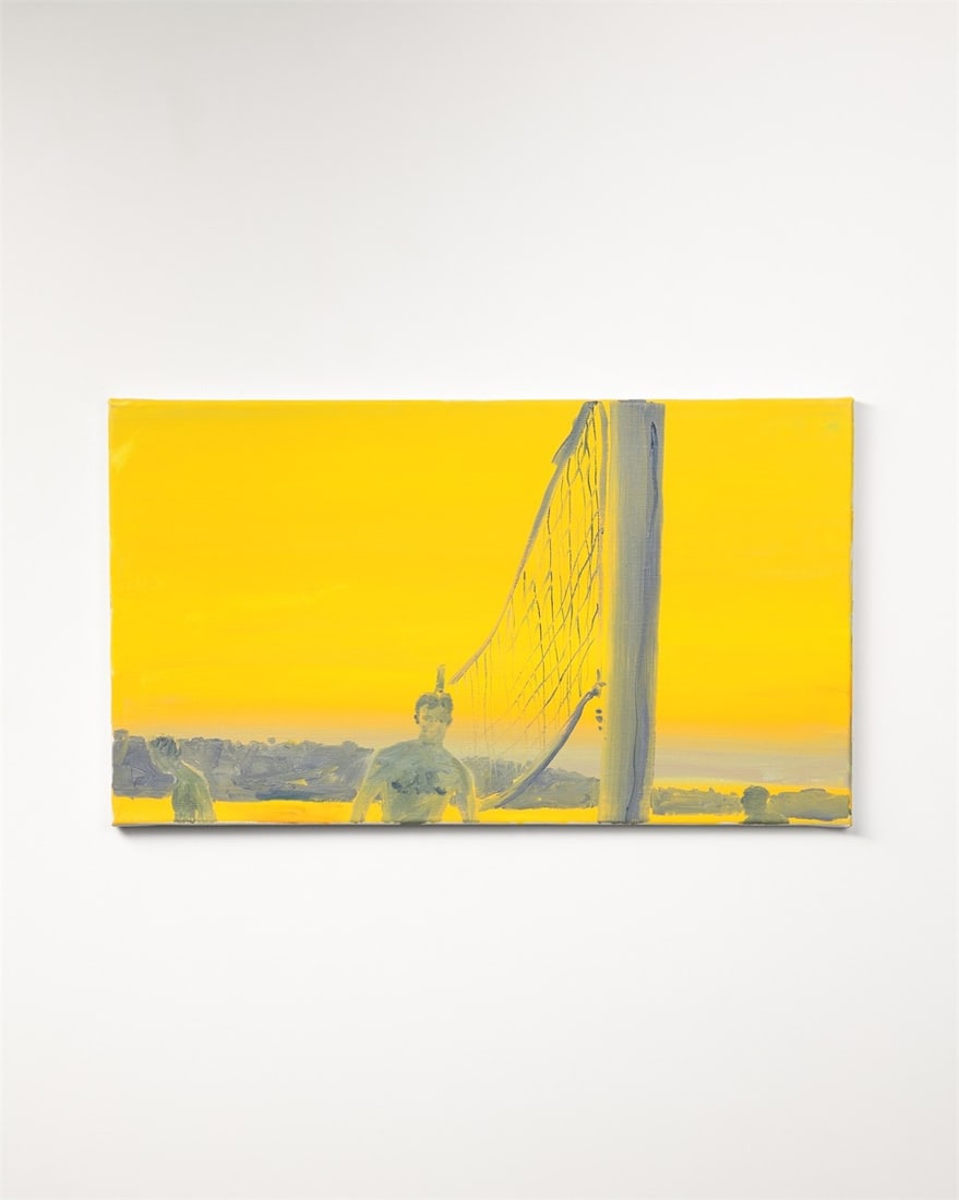Anton Henning. ”Volleyballspieler im Abendlicht”. 2000 - 14