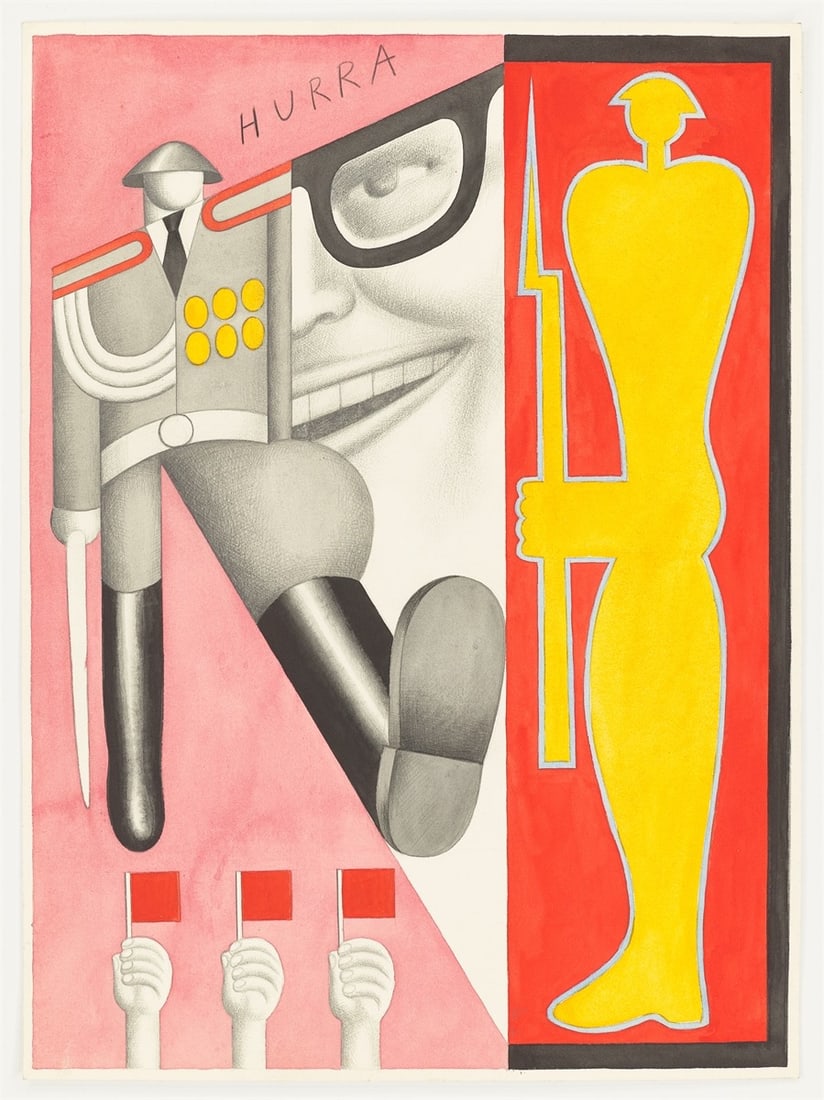 Hans Ticha. Staatsempfang (HURRA). 1979 - 2