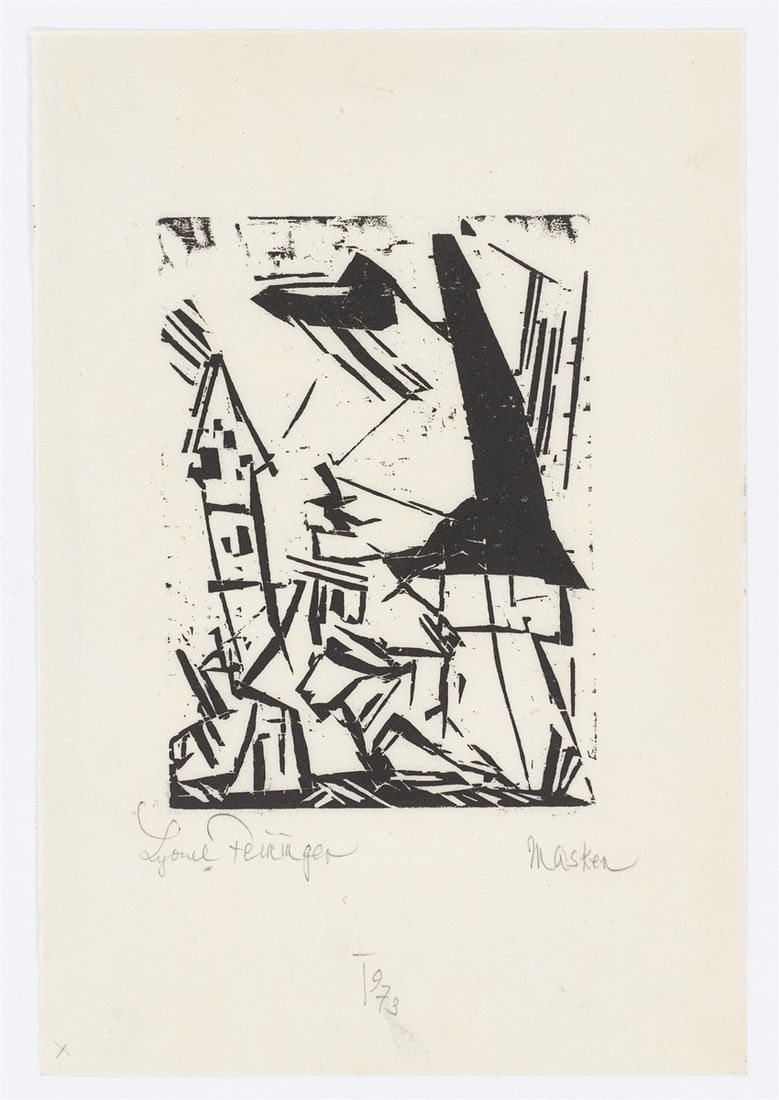Lyonel Feininger. ”Masken”. 1920 - 2