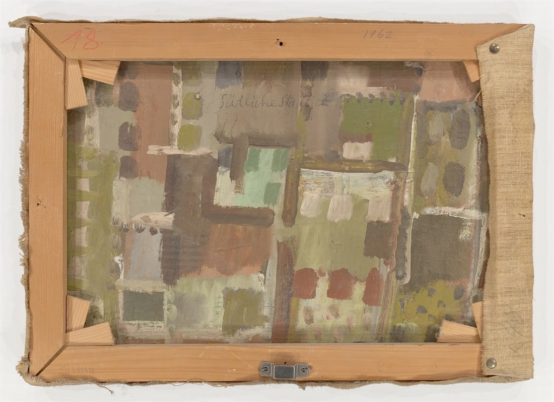 Eduard Bargheer. ”Südliche Stadt 2”. Circa 1973 - 3