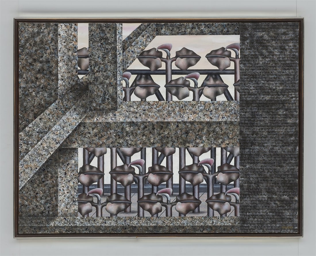 Hermann Waldenburg. ”Plantage mit Blüten” (”Architektur und Vegetation” - 2