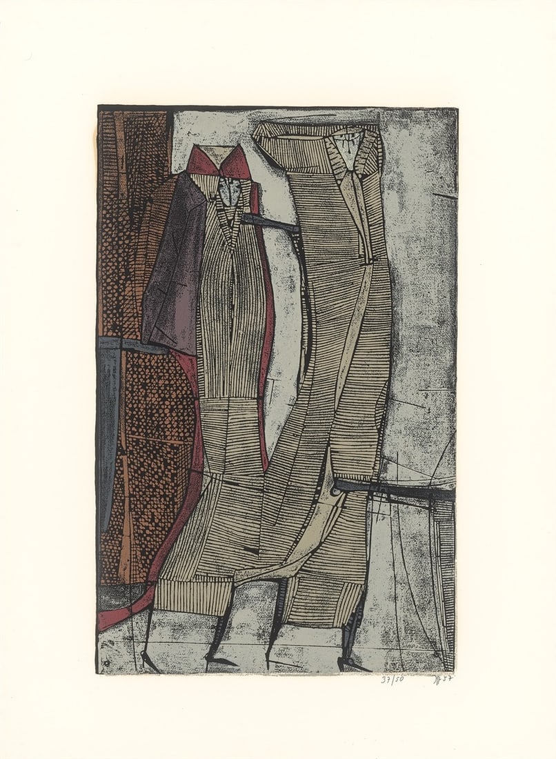 Horst Janssen. ”Zwei Schwestern”. 1957 (1 of 3)