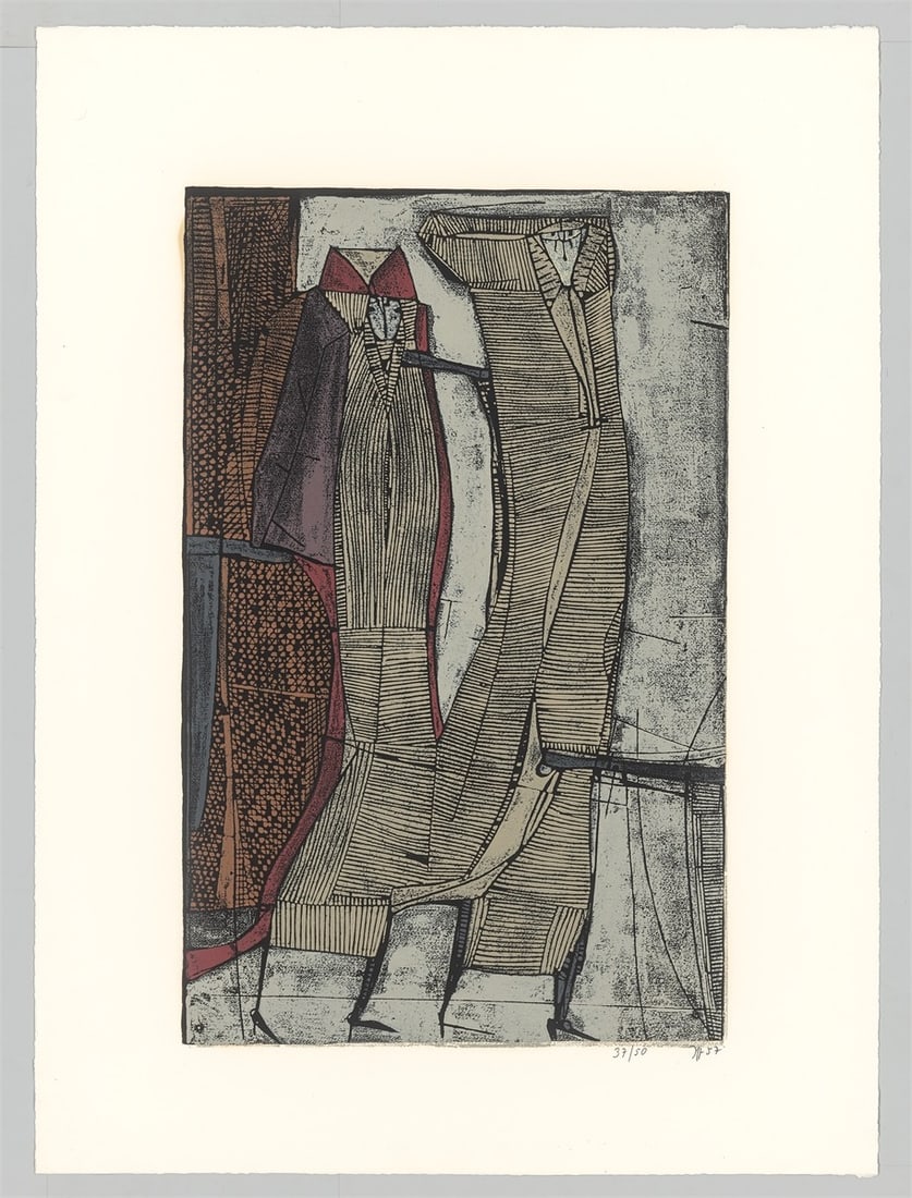 Horst Janssen. ”Zwei Schwestern”. 1957 - 2