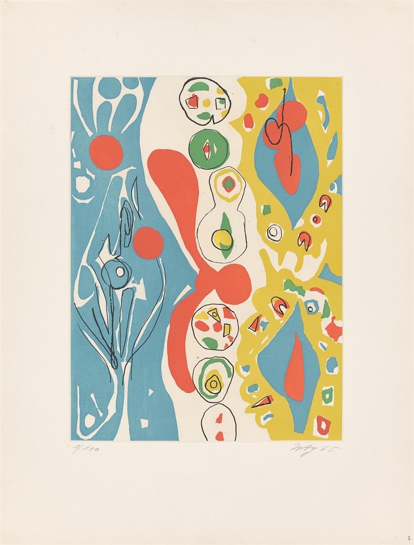 Ernst Wilhelm Nay. ”Sechs Aquatinten”. 1965 - 10