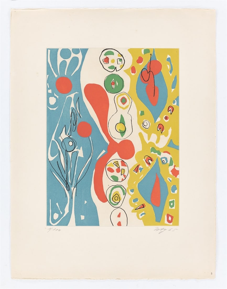 Ernst Wilhelm Nay. ”Sechs Aquatinten”. 1965 - 11