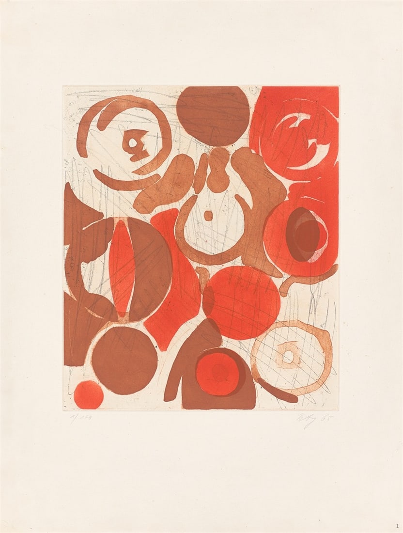 Ernst Wilhelm Nay. ”Sechs Aquatinten”. 1965 - 2