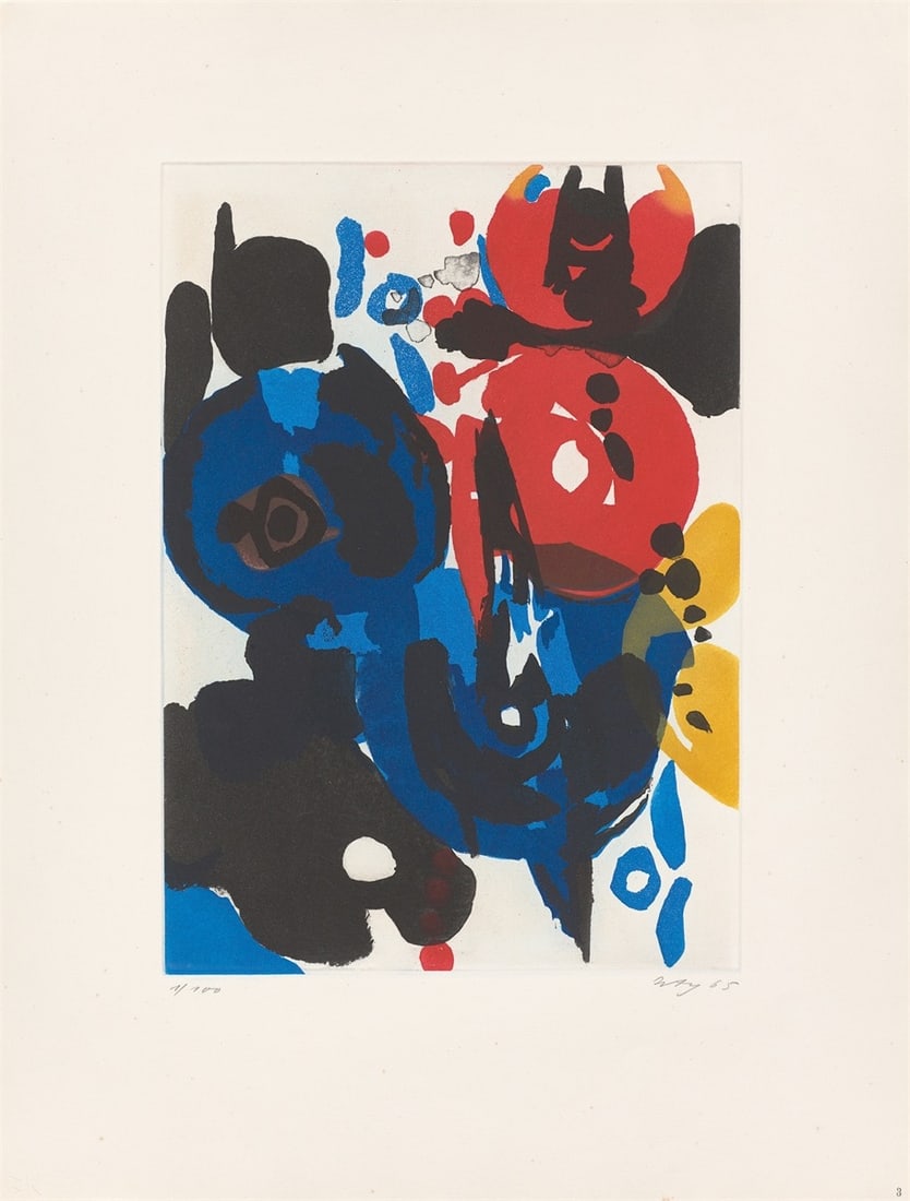 Ernst Wilhelm Nay. ”Sechs Aquatinten”. 1965 - 6