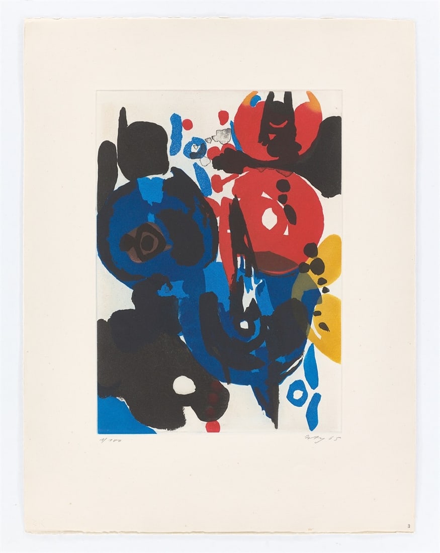 Ernst Wilhelm Nay. ”Sechs Aquatinten”. 1965 - 7