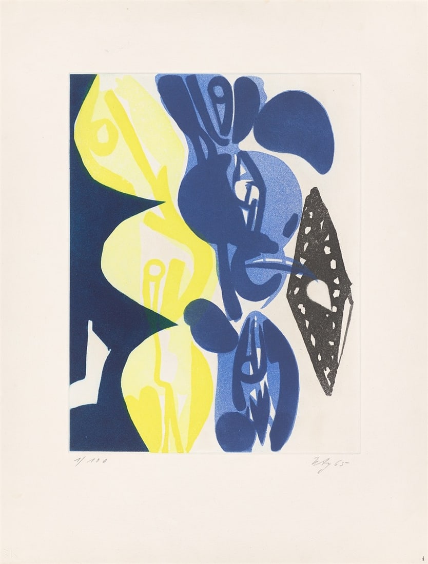 Ernst Wilhelm Nay. ”Sechs Aquatinten”. 1965 - 8