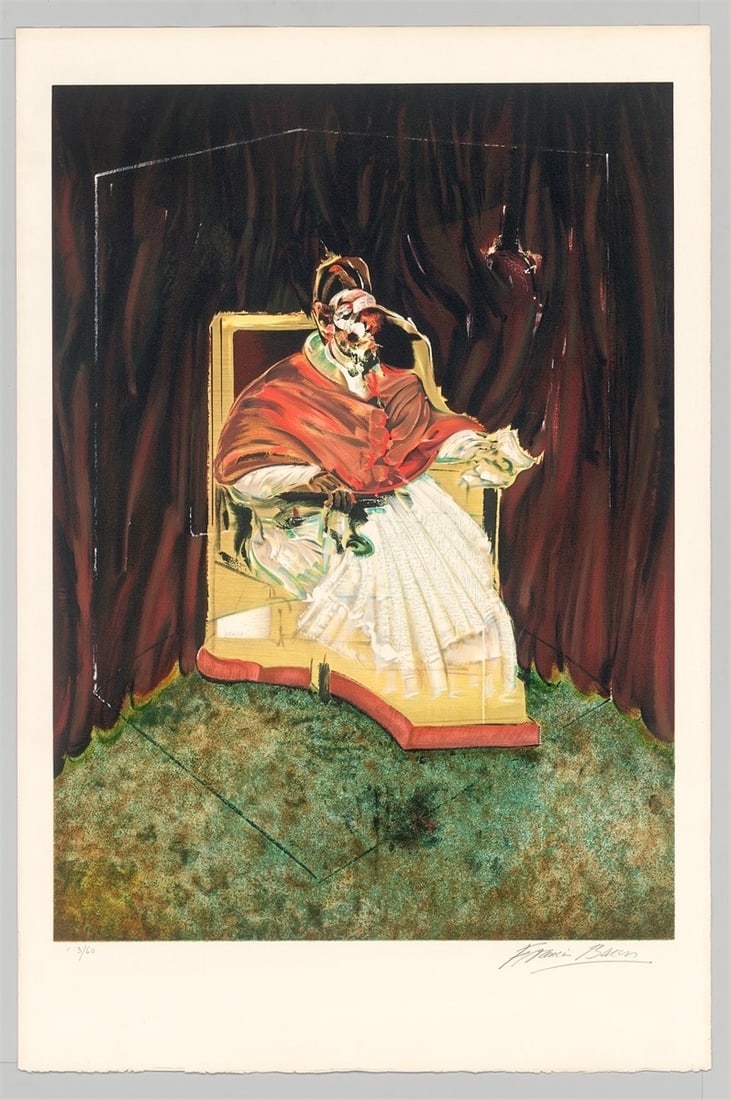 Francis Bacon. ”Study for portrait of Pope Innocent X after Vélasquez”. 1989 - 2