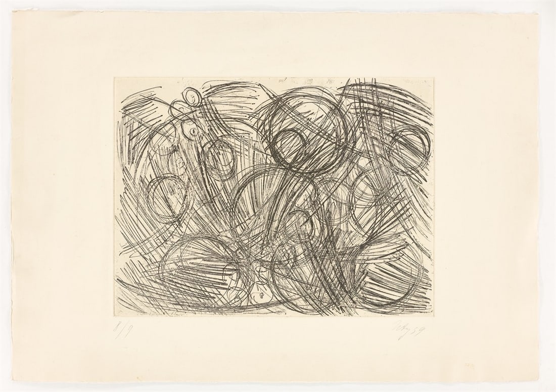 Ernst Wilhelm Nay. ”Vernis Mous II”. 1959 - 2