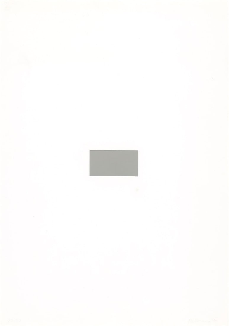 Blinky Palermo. Untitled. 1971: Blinky Palermo (Leipzig 1943 – 1977 Kurumba, Maldives). Untitled. 1971 Colour silkscreen on wove paper. 86,3 × 61 cm (34 × 24 in.). Signed and dated.