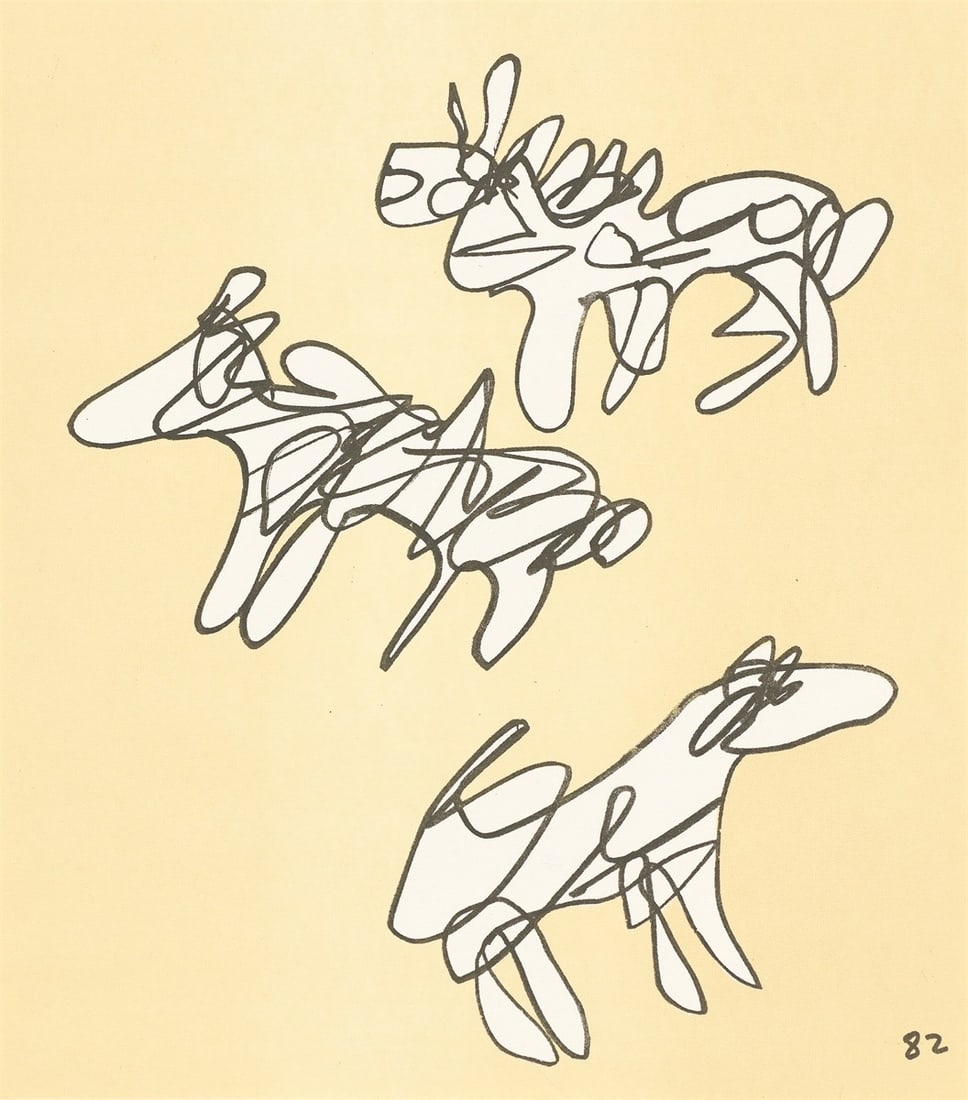 Jean Dubuffet. ”Conjectures”. 1983 - 10