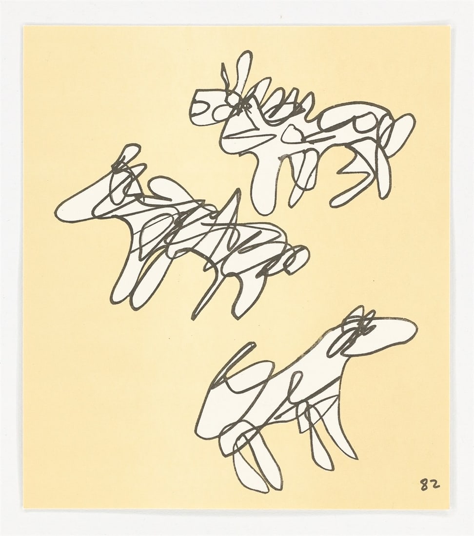Jean Dubuffet. ”Conjectures”. 1983 - 11
