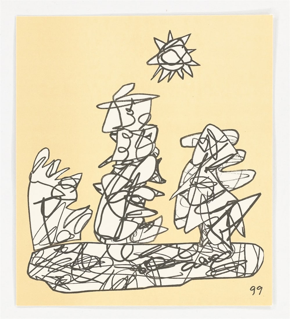 Jean Dubuffet. ”Conjectures”. 1983 - 13