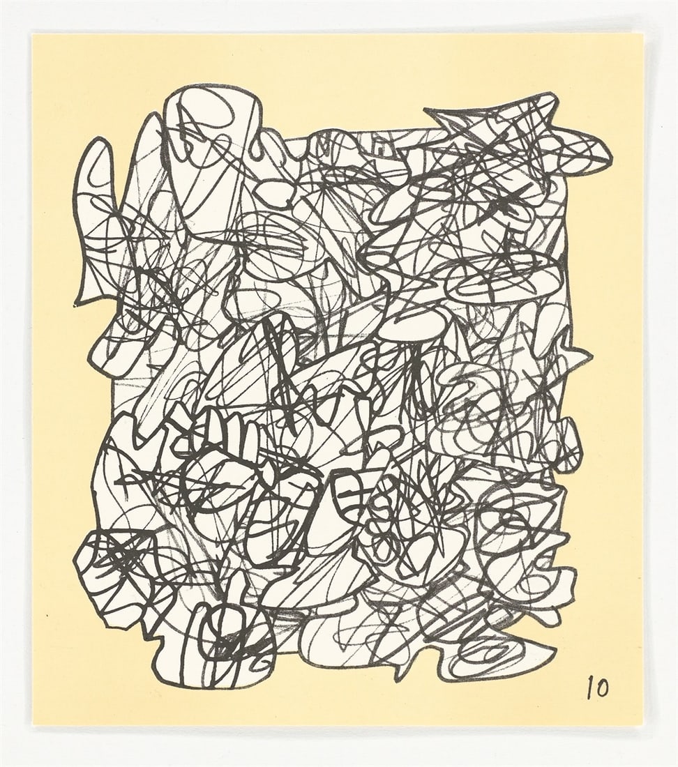 Jean Dubuffet. ”Conjectures”. 1983 - 3